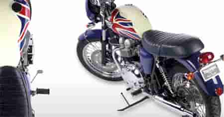 2006 Triumph Bonneville T100 Union Flag with Naked Lady