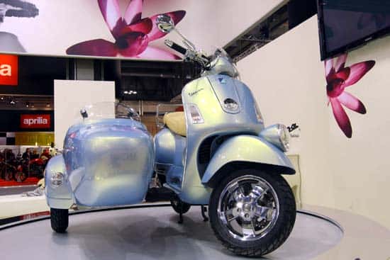 2009 Vespa GTV 250 ie Sidecar