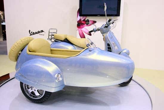 2009 Vespa GTV 250 ie Sidecar