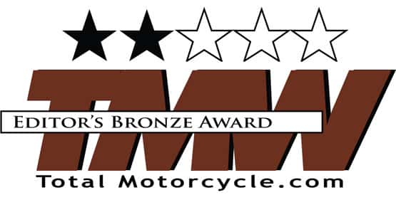 Total Motorcycle Editor's Gold Award