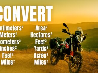 Total Motorcycle Online Area Converter