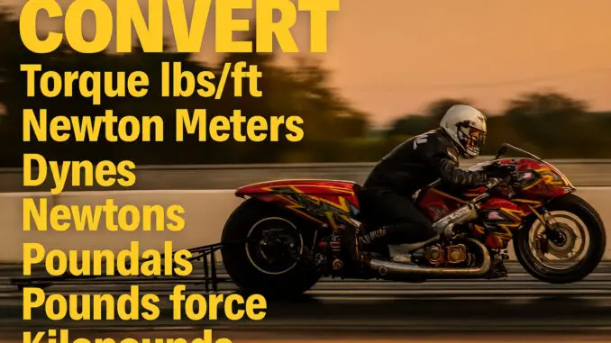 Total Motorcycle Online Force Converter