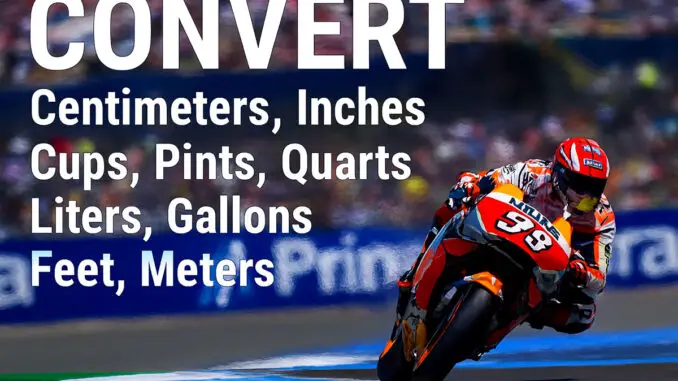 Total Motorcycle Online Volume Converter