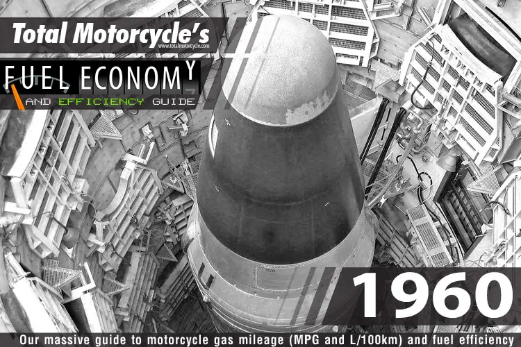 1960 Motorcycle MPG Fuel Economy Guide