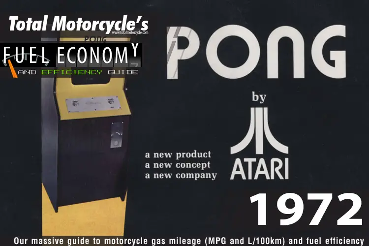 1972 Motorcycle MPG Fuel Economy Guide