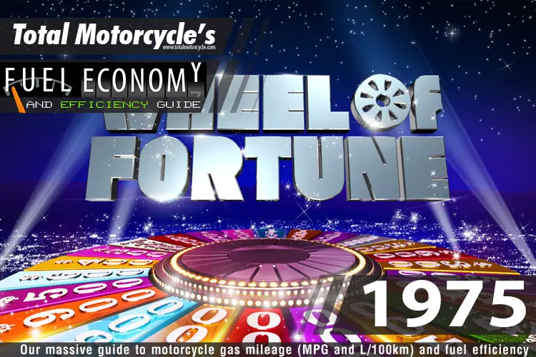 1975 Motorcycle MPG Fuel Economy Guide