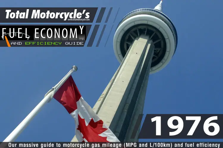 1976 Motorcycle MPG Fuel Economy Guide