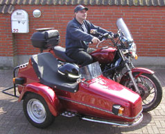 1981 Yamaha XJ650R Seca with EML-M Sidecar