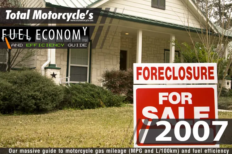 2007 Motorcycle MPG Fuel Economy Guide