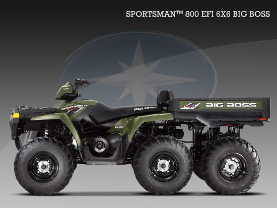 2009 Polaris Sportsman 800 EFI 6x6