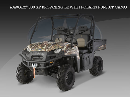 2010 Polaris Ranger 800 XP Browning Le Pursuit Camo LE
