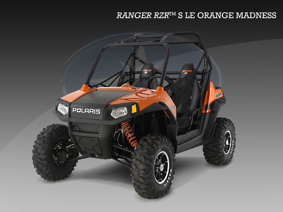 2010 Polaris Ranger RZR S Orange Madness