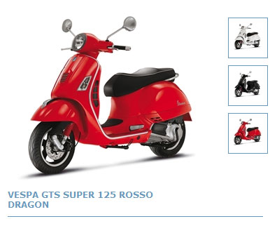 2010 Vespa GTS 125 Super