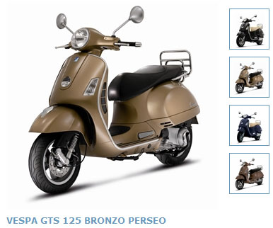 2010 Vespa GTS 125