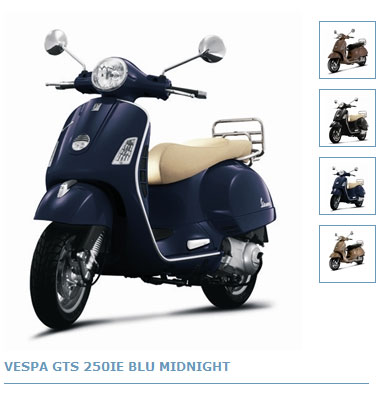 2010 Vespa GTS 250 ie