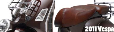 New 2011 Vespa Scooter Models