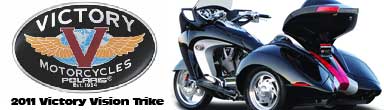 Limited Edition 2011 Victory Vision Trike