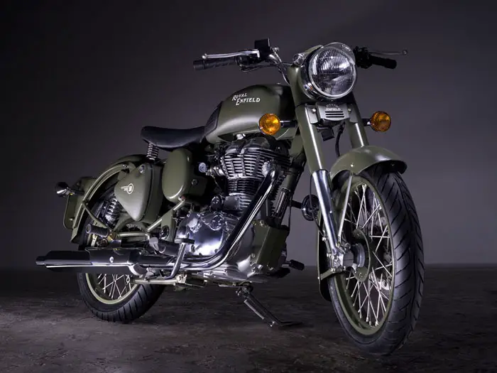 2013 Royal Enfield Bullet Military Classic Battle Green Desert Storm 