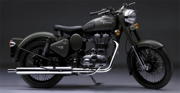 2013 Royal Enfield Bullet Military Classic Battle Green Desert Storm 