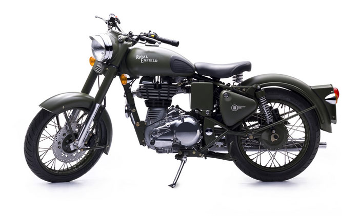 2013 Royal Enfield Bullet Military Classic Battle Green Desert Storm 