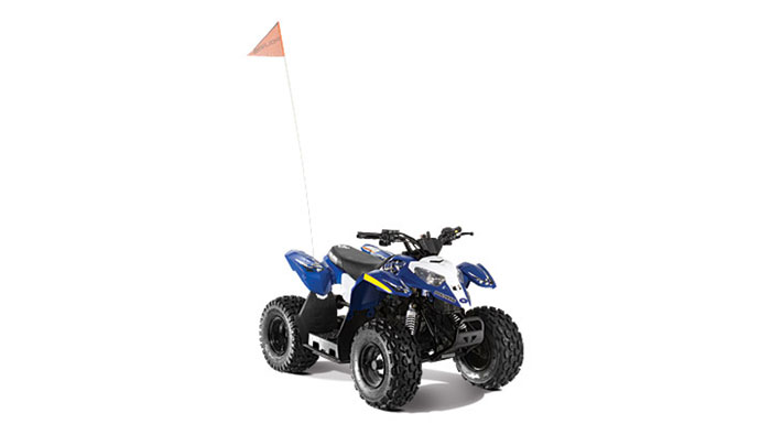 2013 Polaris Outlaw 50 Boardwalk Blue / White