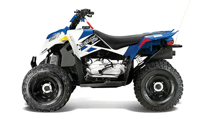 2013 Polaris Outlaw 90 Boardwalk Blue/White