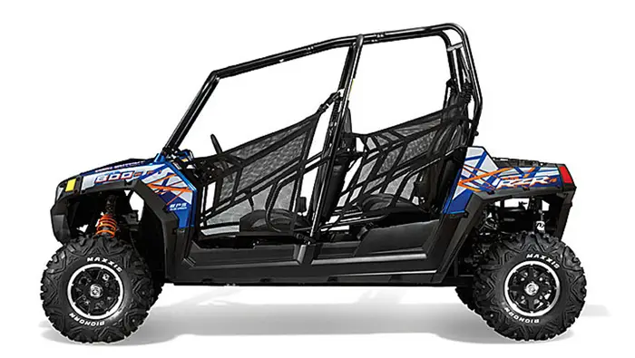 2013 Polaris RZR4 800 EPS Blue Fire/Orange LE