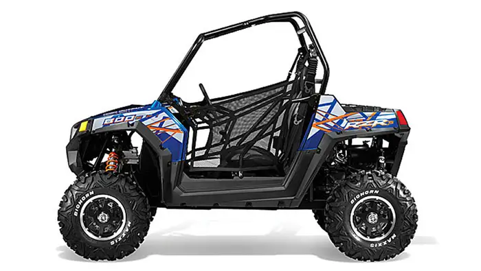 2013 Polaris RZRS 800 Blue Fire / Orange LE
