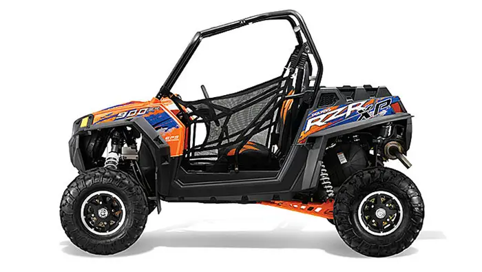 2013 Polaris RZR XP900 EPS Orange Madness/Blue LE