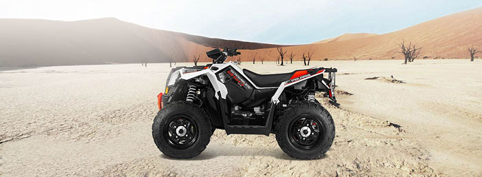 2013 Polaris Scrambler XP850 HO Bright White