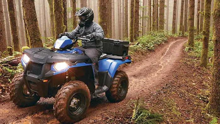 2013 Polaris Sportsman 400 HO Blue Fire
