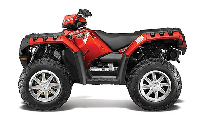 2013 Polaris Sportsman XP850 HO EPS Sunset Red
