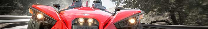 ...you built a time machine... out of the new 2015 Polaris Slingshot!?