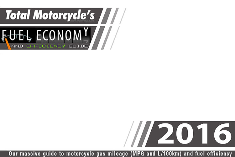 2016 Motorcycle MPG Fuel Economy Guide