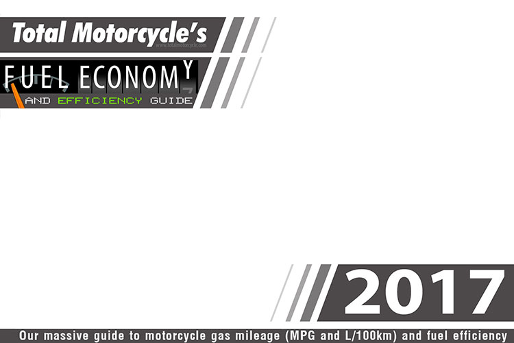 2017 Motorcycle MPG Fuel Economy Guide