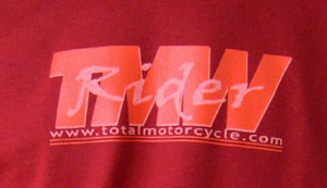 Cardinal Red Total Motorcycle T-shirts