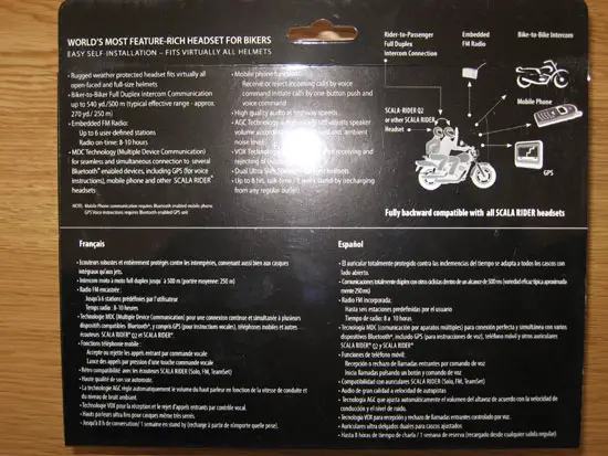 Cardo Scala Rider Multiset Q2 Motorcycle Helmet Headset System