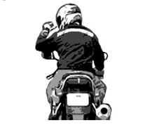 Refreshment Stop - Left hand fingers closed, tumb out pointed at mouth.