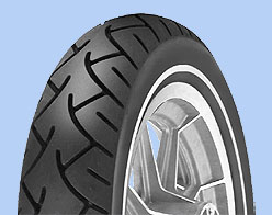 Metzeler ME 880 Narrow White Stripe Front