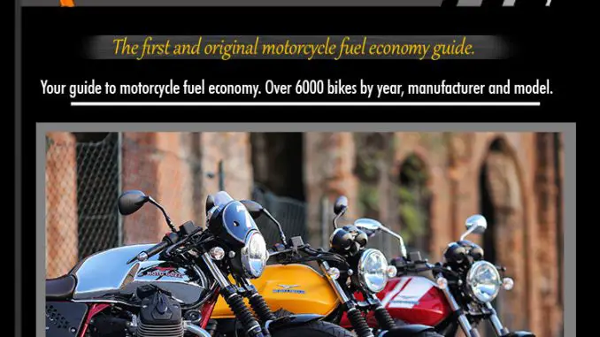 Total Motorcycle Fuel Economy Guide