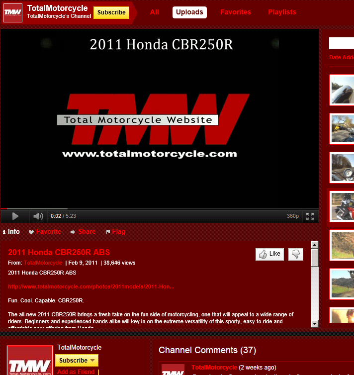 Don't be just a motorcycle fan, Be a Total Motorcycle fan, Subscribe to the YouTube Total Motorcycle Channel