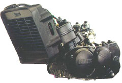 1980 Yamaha RD350LC Two-Stroke Twin Engine