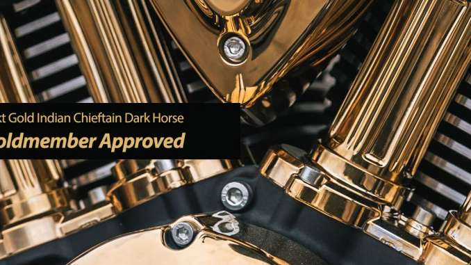 24kt Gold Zac Brown Collective Indian Chieftain Dark Horse