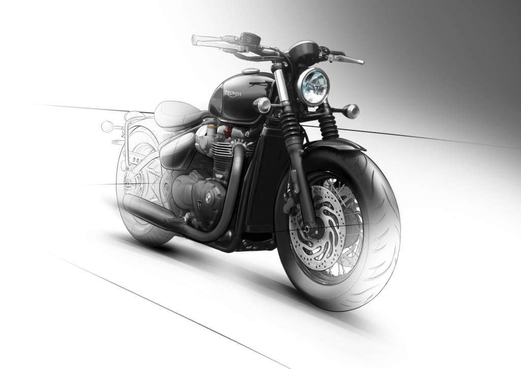 2020 Triumph Bonneville Bobber Black