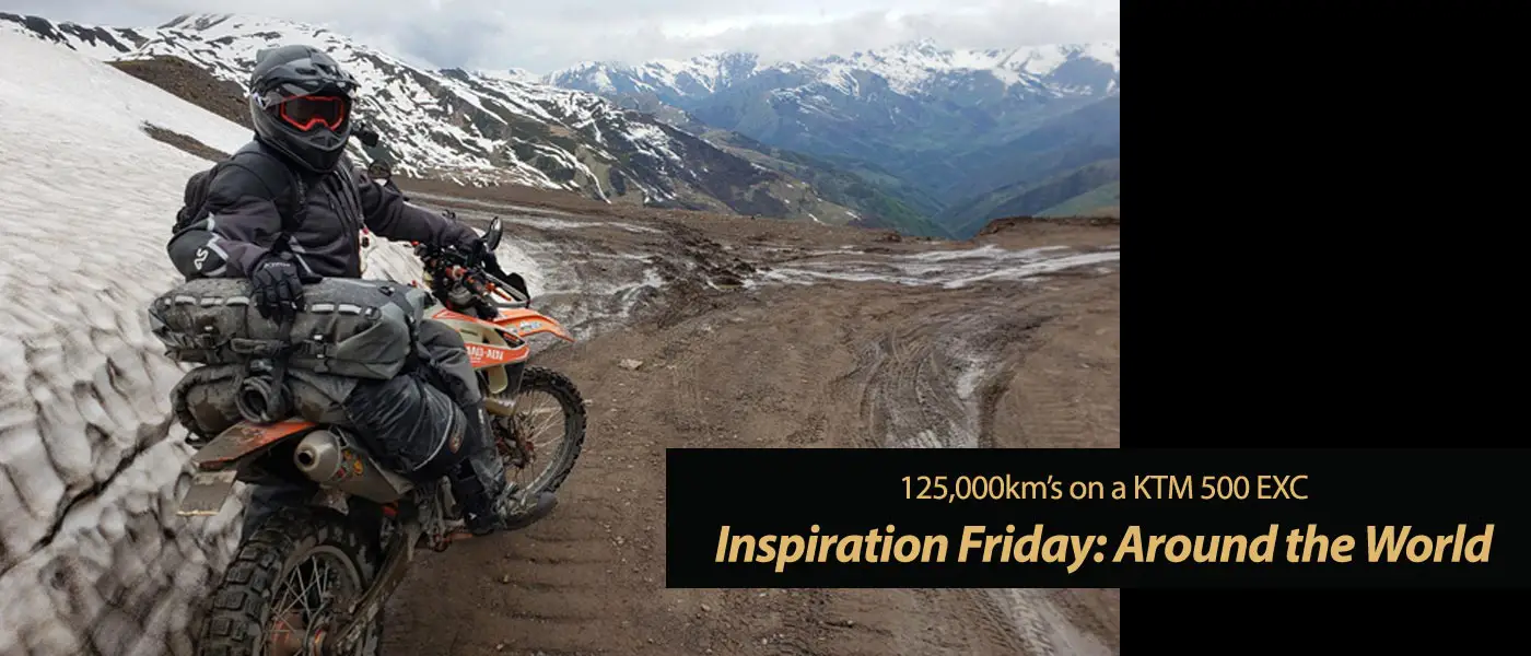 Inspiration Friday: Around the World on a KTM 500 EXC