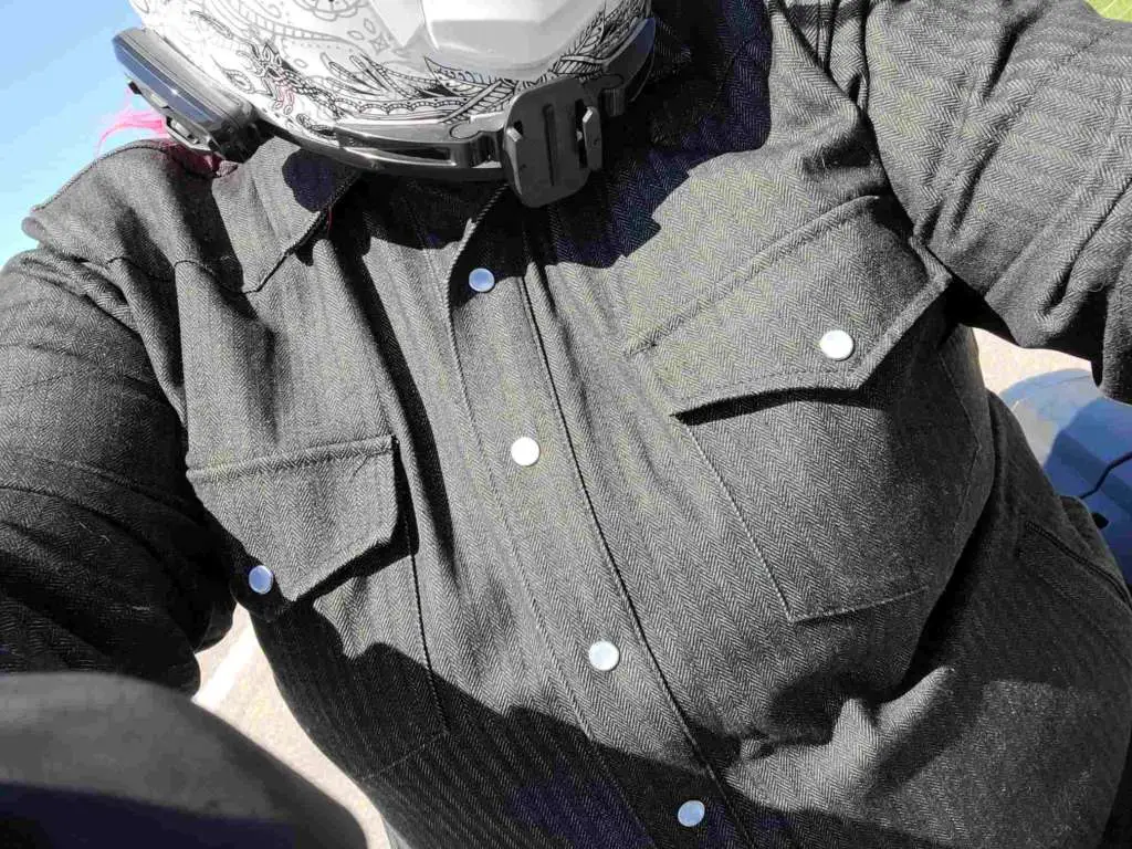 Tobacco MotorWear Riveter Riding Shirt