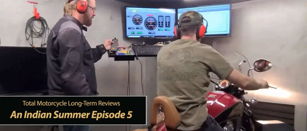 Indian Scout Dyno Run