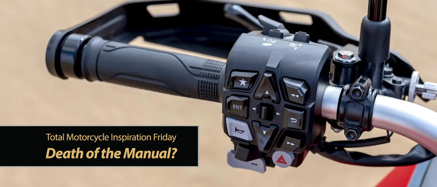 Inspiration Friday: The Death of Manual Transmission?