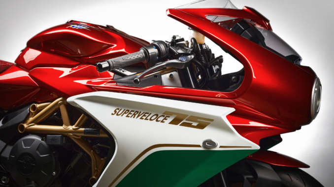 2021 MV Agusta Superveloce 75th Anniversary Edition