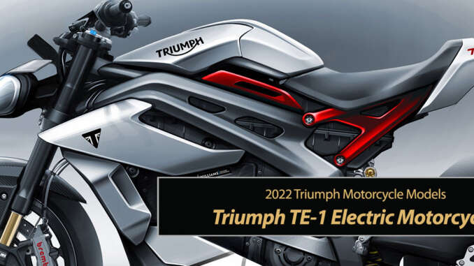 Triumph TE-1 Electric Motorcycle Revolution